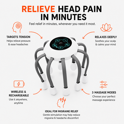Octo Head Massager