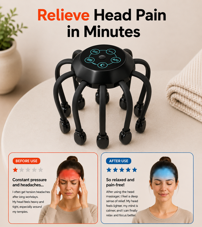 Octo Head Massager